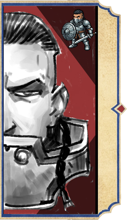 Illustrated portrait of Salvador Trakal